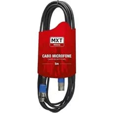 Cabo Microfone Xlr Canon Macho E Fêmea Balanceado 5 Mts Mxt