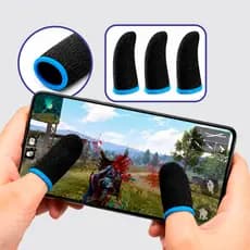Luva de Dedo Premium Anti Suor Para Jogos Free Fire Pubg Call Of Duty Fortnite Celular Fps