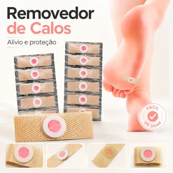 Adesivos Removedor De Calos E Olho De Peixe 6 12 24 48 Unidades Cuidados Com Os Pés Conforto Diário