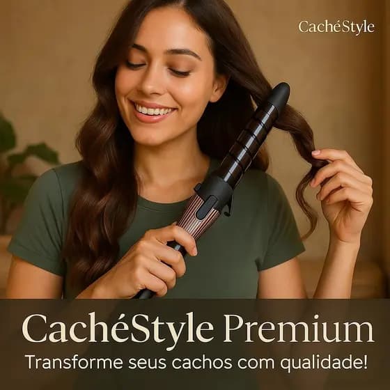 Modelador Cachos Profissional 30W Bivolt Rápido Prático Sortido Cabelos Estilo
