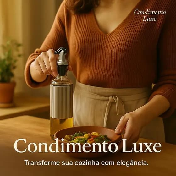 Dispenser Vidro Aco Inoxidavel 300ml Organizador Temperos Cozinha Pratico Resistente