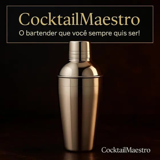 Coqueteleira Inox Profissional 500ml Barman Bar Bartender Acessorios