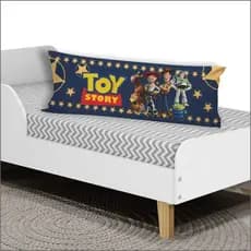 Travesseiro Almofada De Corpo Com Fronha Xuxinho Fibra Silicone Personalizado 0.90x0.30cm Toy Story