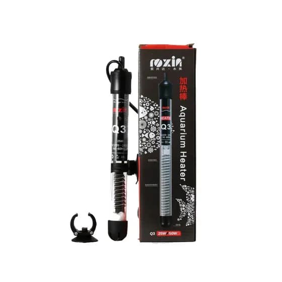 Termostato Com Aquecedor Roxin Ht-1300 25w Para Aquário