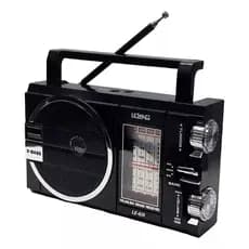 Rádio Portátil AM FM SW Antigo Retro Lelong LE-611