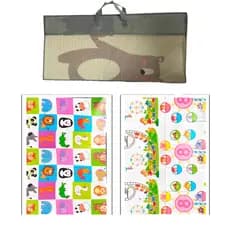 Tapete Tatame Infantil Emborrachado Dobrável Dupla Face 8mm