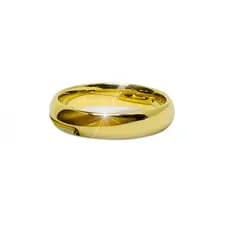 Aliança Avulsa Casamento Tungstênio Banhada A Ouro 18k 6mm