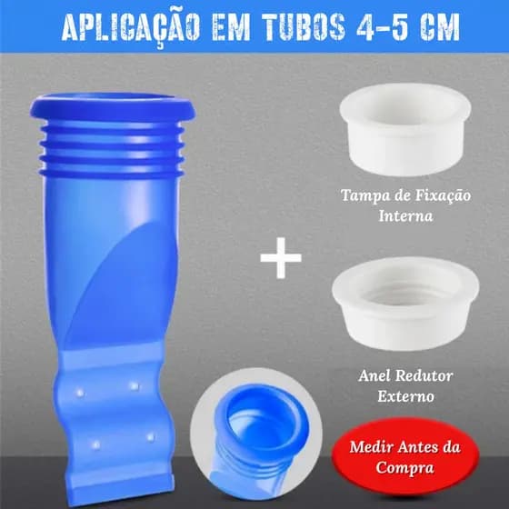 Kit 2 Protetor de Ralo de Silicone Anti Odor e Insetos C/Dreno e Serve no Sifão Protege Pragas Material Resistente