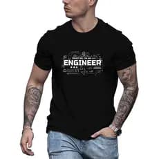 Camiseta Masculina Confia Eu Sou Engenheiro Engenharia Moda Casual Estilo 100% Algodão