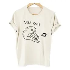 Casmieta Estampada Engraçada Rã Fazendo Yoga Self Care Chá