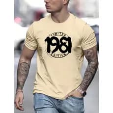Camiseta Masculina Premium 1981 Limited Edition 100% Algodão