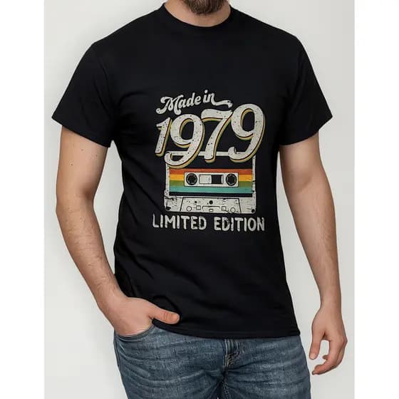 Camiseta Camisa Made In 1979 Lançamento Envio Já