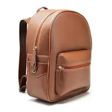 Mochila Feminina Escolar Pequena Couro Resistente Trabalho