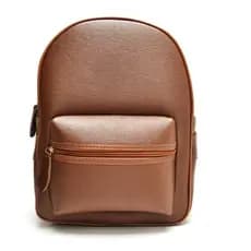 Mochila Feminina Couro Universitária Resistente Envio Rápido