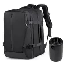 Mochila De Bordo Grande De Viagem Bombinha De Ar Expansivel