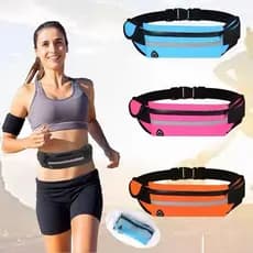 Pochete Esportiva Unissex Impermeável Fitness Corrida Academia Outdoor Porta Celular Chave