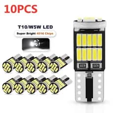 10/6/2pcs W5W T10 Lâmpadas Led Canbus 4014 SMD 6000K 168 194 5w5 Cúpula Interior Do Carro Leitura Luz Da Placa De Licença Lâmpada De Sinal