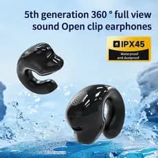 Fones De Ouvido Sem Fio Bluetooth 5.3 Com Microfone Fone Handsfree TWS À Prova D'água