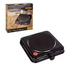 Fogareiro Eletrico Inducao Portatil 1 Boca 220v Preto Cozinha Domestica