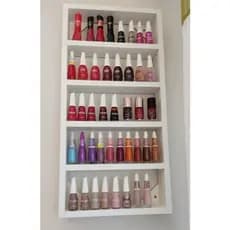 Nicho Expositor De Esmaltes  Sem/fundo 30x60x6 Mdf Branco Manicure