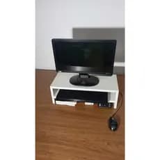 Suporte para Monitor em MDF | Organizador de Mesa Escritório Computador Ergonômico