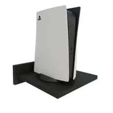 Suporte Base para PS5 e Xbox – MDF Premium, Exclusivo e Resistente, Prateleira de Parede Moderna