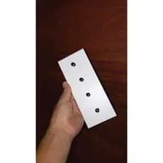 Porta Chaveiro Minimalista em MDF | Acompanha Dupla Face | Funcional e Acabamento Premium