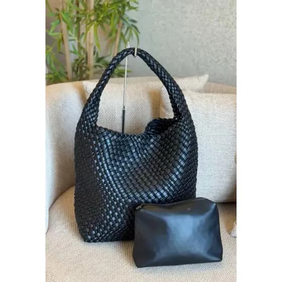Bolsa Feminina Grande Tote Ombro 2026 Moda Retrô Grande Capacidade Texturizada Conjunto 26002