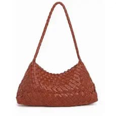 Bolsa Feminina Trançada Dumpling Estilo Retrô Ombro Mão Elegante Tamanho Médio 2026 codico 6021