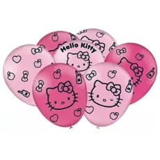 Balão Bexiga 9 Festa Decoração Hello Kitty Festcolor 25 Und
