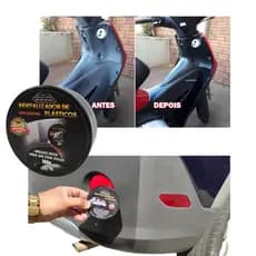 Revitalizador de Plástico Parachoque, carro e moto Borracha