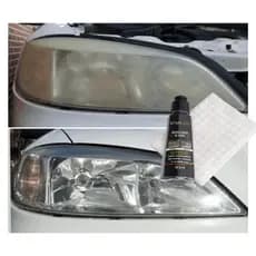 Farol - Peugeot. Palio, Astra, Fiesta, Gol, Tira Amarelado sem lixar e polir lente Acrílico