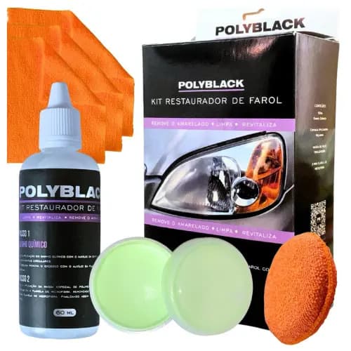 Kit Restaurador de Farol - POLIBLACK - Magico