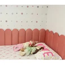 Cabeceira De Cama Em L Em Tiras Nuvem 45x20 Kit Completo - ENVIO IMEDIATO