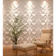 Kit 80 e 160 placas pvc 3d revestimento de parede decorativa 25 cm