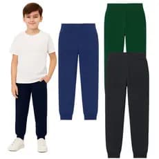 Kit 3 Calças De Moletom Flanelada Tamanho 4 Ao 10