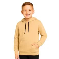 Blusa De Moletom Infantil De Frio Com Capuz E Bolso Canguru