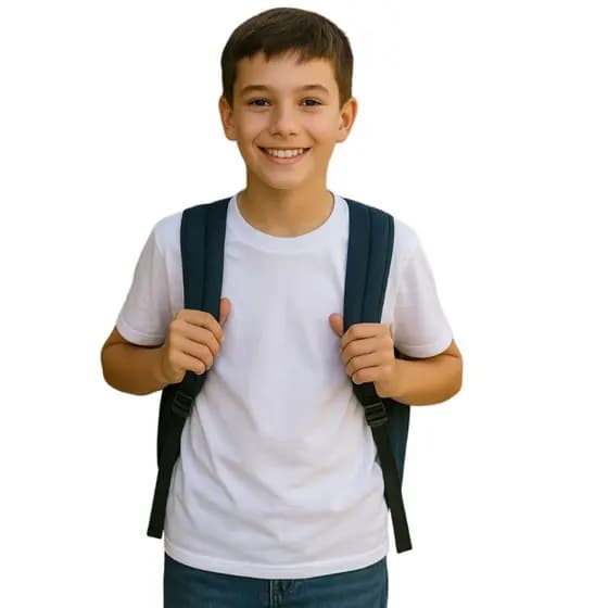 Camiseta Infantil Juvenil Básica 100% Algodão Escolar