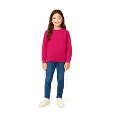 Blusa De Moletom Juvenil  Feminina  Lisa  Flanelada 10 Ao 16