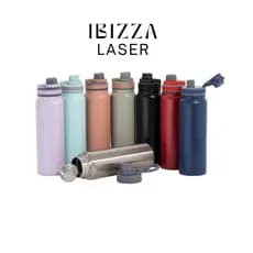 Garrafa Personalizada 850ml Térmica C/ Bico Alça Inox Isolamento Academia Fitness Time Futebol Nome