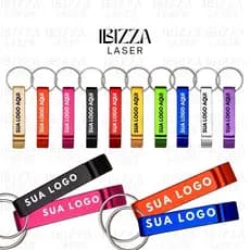 Kit 150 Chaveiros Abridor Personalizado Brinde Para Sua Empresa Marca Logotipo Gravado