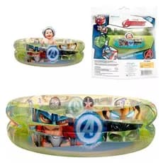 Piscina Inflavel Infantil Avengers 70 Litros 75x22 Bolinha Agua