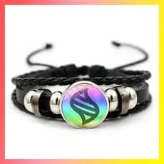 Pulseira de Joias de Couro Pikachu e Feminina com Pedras Preciosas Pokémon Mão Tempo DNJY