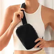 Bolsa de Cintura Impermeável de Nylon para Corrida Feminina AEROCANDY |   Bolsa de Cintura Ajustável para Esportes, Acad