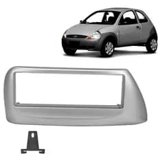 Moldura Painel 1 Din Ford Ka Zetec 2000 Sem Furo