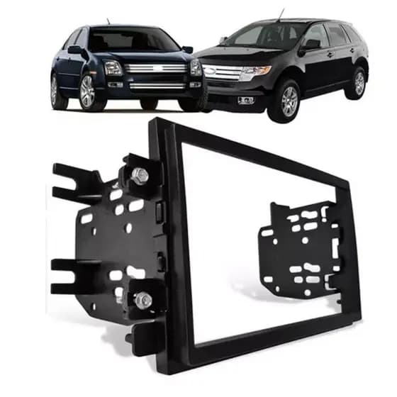 Moldura Painel 2 Din 7 Polegadas Ford Fusion 2006 a 2009 Edge 2008 a 2010 Mustang 2004 a 2008