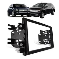 Moldura Painel 2 Din 7 Polegadas Ford Fusion 2006 a 2009 Edge 2008 a 2010 Mustang 2004 a 2008