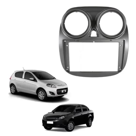Moldura Painel 2 Din 7 Polegadas Fiat Palio Grand Siena