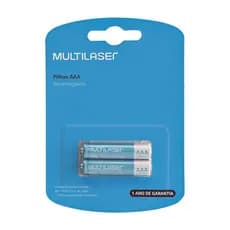 Pilhas Recarregáveis Aaa 1000mah - 2 Unidades - Cb051