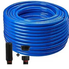 Mangueira de Jardim PVC Azul ou Verde 10 15 20 25 30 Metros Super Resistente